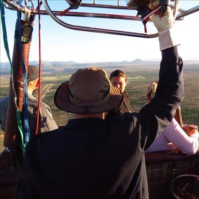 Hot air ballooning in Graaff-Reinet