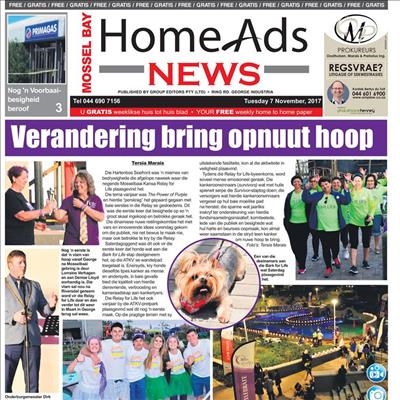 This week's Mossel Bay Home Ads news