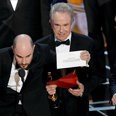 La La Land incorrectly named best picture