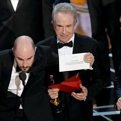 La La Land incorrectly named best picture