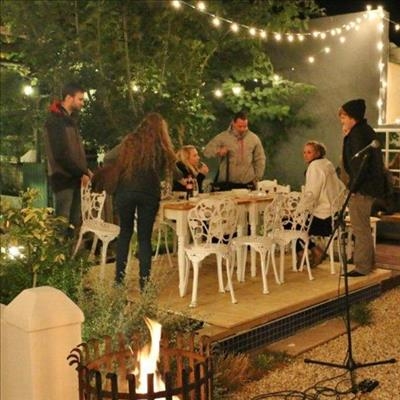 Residents brave cold for performance