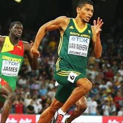 Van Niekerk wins 200m in Boston