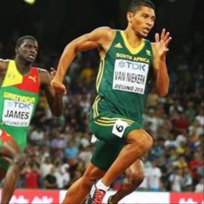 Van Niekerk wins 200m in Boston