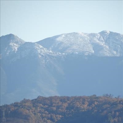 After fire comes snow