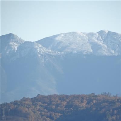 After fire comes snow