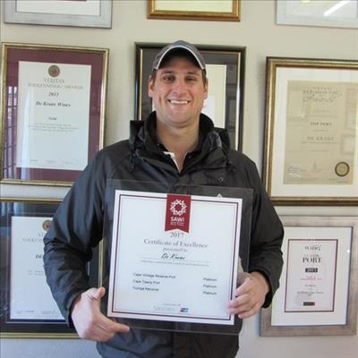 Triple Platinum for De Krans wines