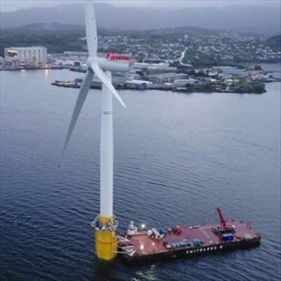 World's first floating wind farm
