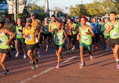 Lloyd Bosman wen Madibaz-halfmarathon