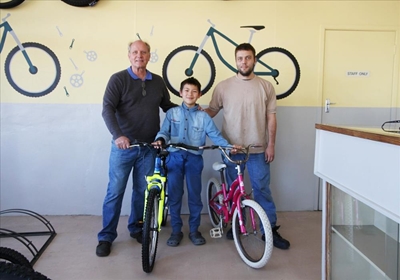 ‘Fietsdief’ loop sy rieme styf