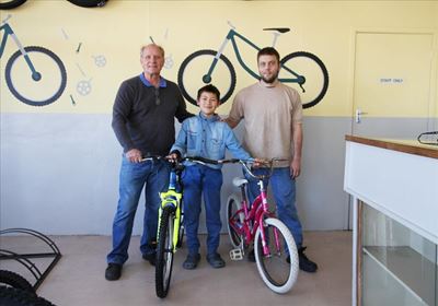 ‘Fietsdief’ loop sy rieme styf