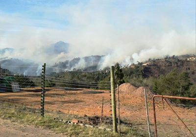 Fire raging in Mossel Bay