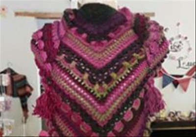 Learn how to crochet a shawl