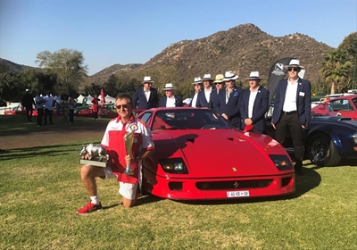 1989 Ferrari F40 wins Concours SA