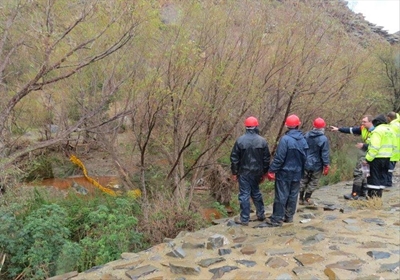 Diesel-opruiming in Meiringspoort