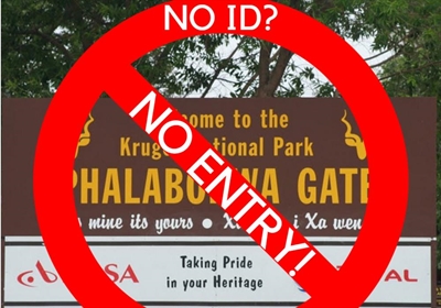 No ID, no passport: No access to Kruger Park