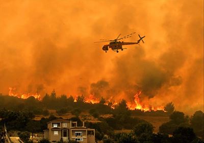 Greece asks EU for air support to battle fires