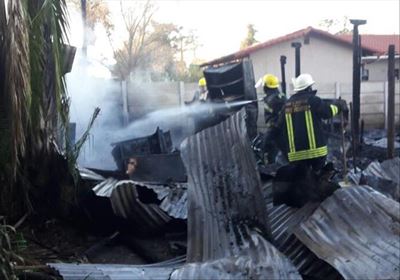 Fire destroys 'man cave'
