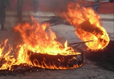 Protest action on N2