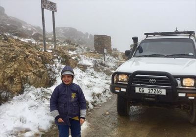 Sneeu op die Swartberge