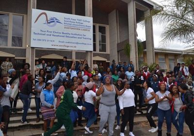 Vreedsame betoging by Suid-Kaap Kollege