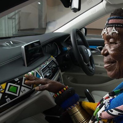 Ndebele art for BMW 7 Series | Mossel Bay Advertiser