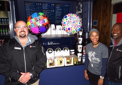 Coffee bar celebrates 1st birthday