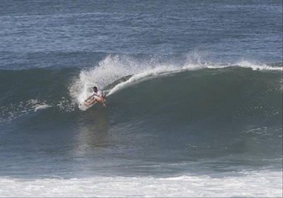 Huge surf pounds East London’s Nahoon Reef