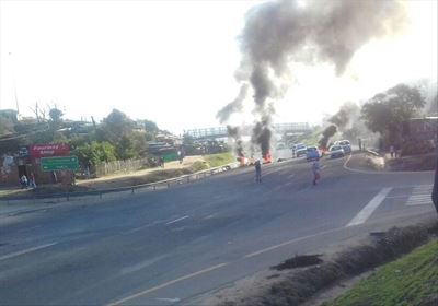 Protest action on N2