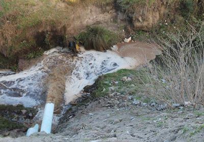 Sewage spill halted