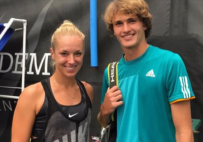 Always fashionable at tennis Open