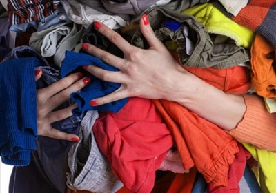 Buy clothes and help fire victims