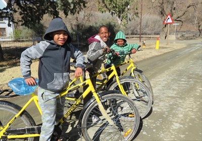 MTN Quebeka bicycles donated to Bethesda kids