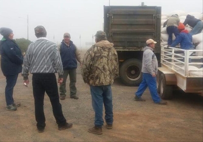 Donation for drought-stricken farmers