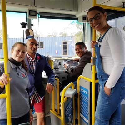 Hop on a bus this Friday!