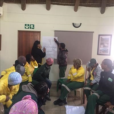 Fire prevention outreach in Knysna
