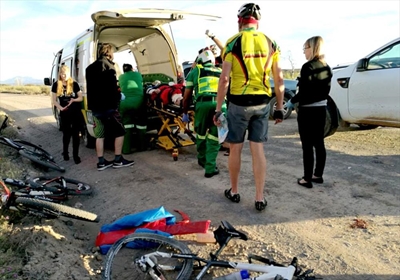 Fietsryer stabiel na ongeluk