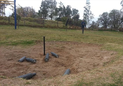 Jukskei met groot passie beoefen