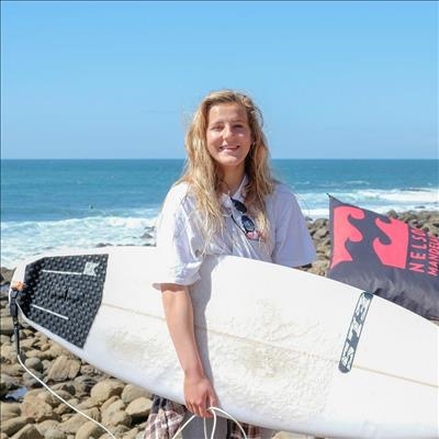 Surfing action at Victoria Bay