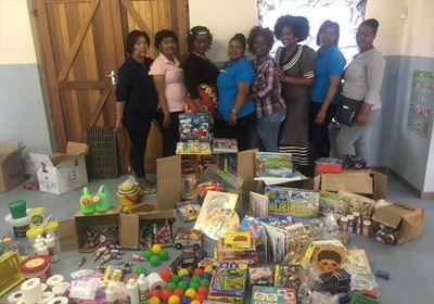 Crèche receives donations