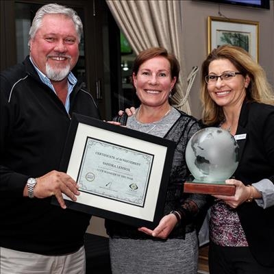 Sandra first woman awarded top club manager