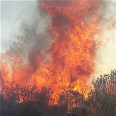 Fire next to N2