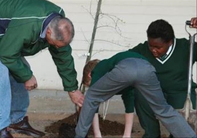 Union High School does their bit for Arbor Day