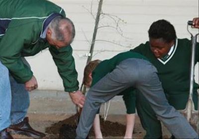 Union High School does their bit for Arbor Day
