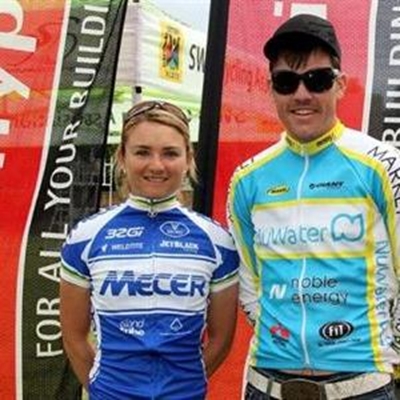 Ward en Schoeman wen fietswedren