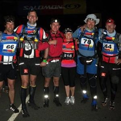 Running across the Witteberg Mountains