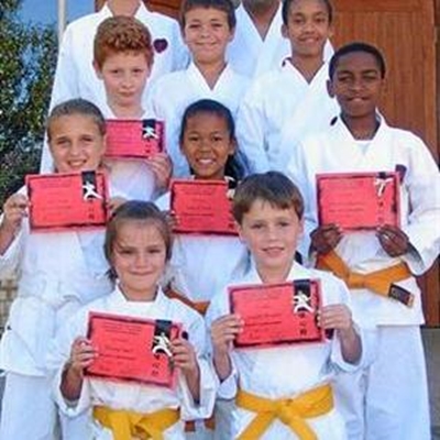 Karate studente sluit jaar af