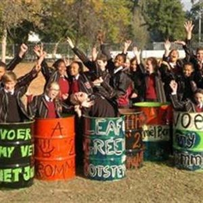 Struisie-asblikke vir omgewingsdag