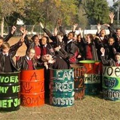 Struisie-asblikke vir omgewingsdag