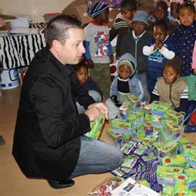 Burgemeester besoek kleuterskool