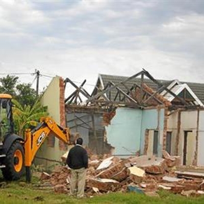Update: Residents have house demolished